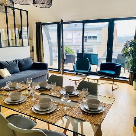 The Luxury Green Penthouse In City Center With Terrace And Free Parking Luxemburgo Exterior foto